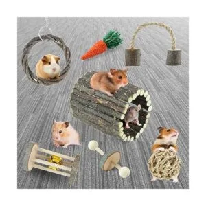YIXUND Juguetes de hámster juguetes de rata juguetes de_4