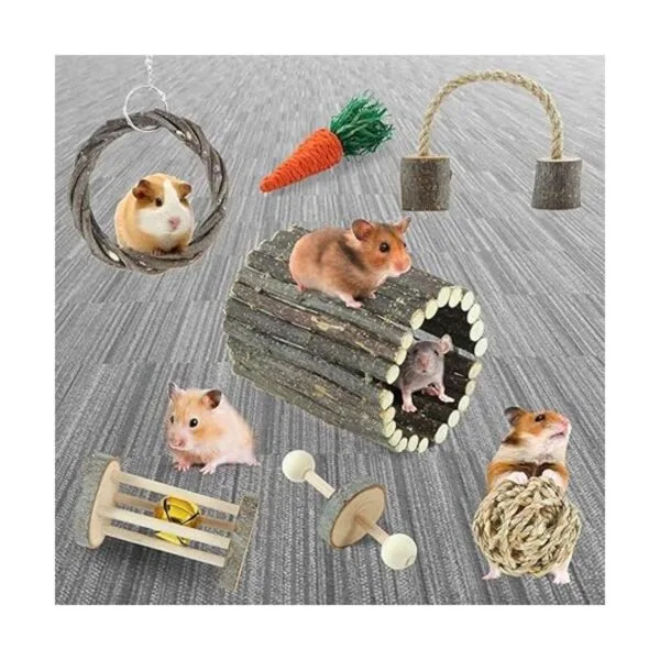 YIXUND Juguetes de hámster juguetes de rata juguetes de_4