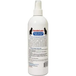 Allersearch DanderLess Spray eliminador de caspa para gatos_2