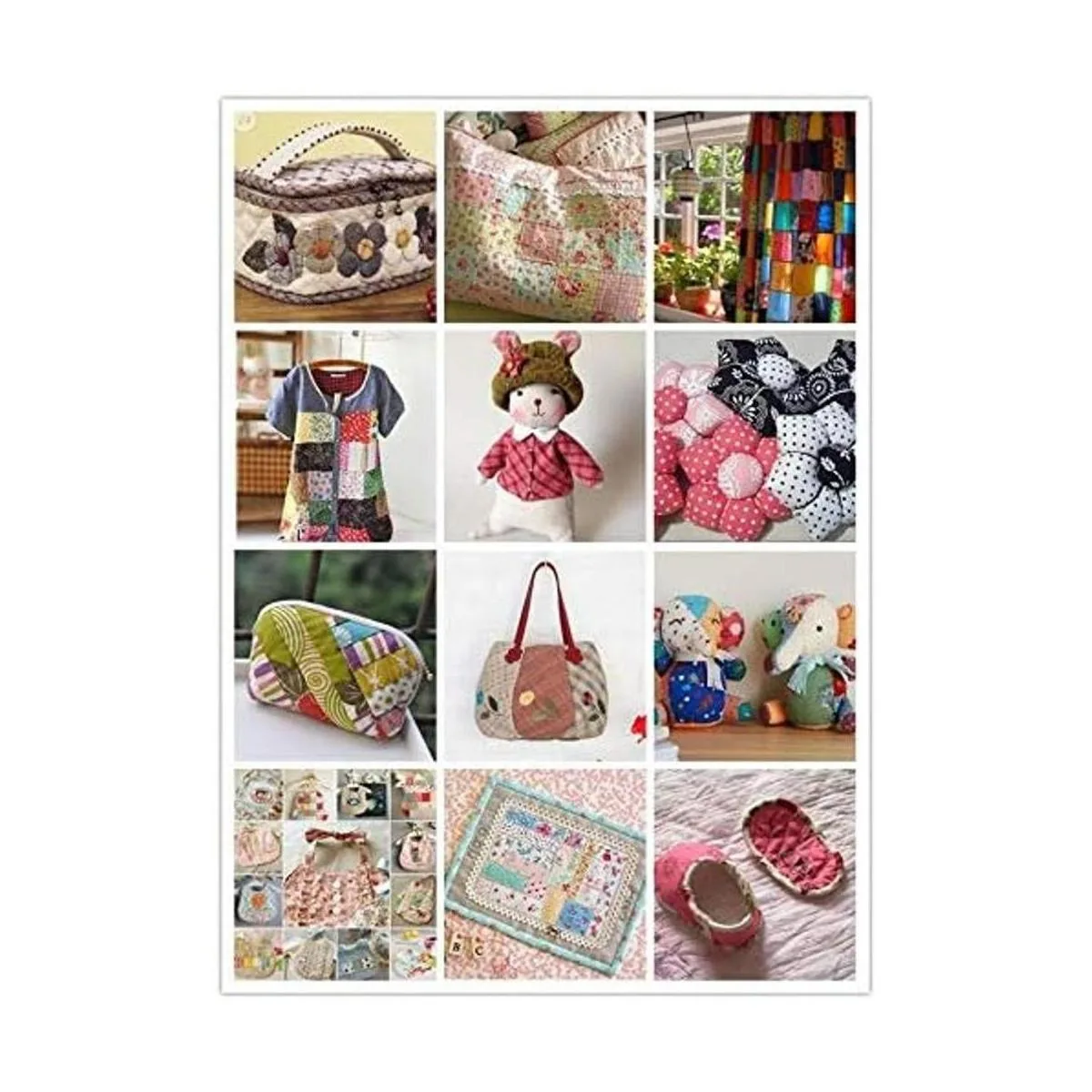 Foraineam Lote de 50 piezas de tela de algodón para_7