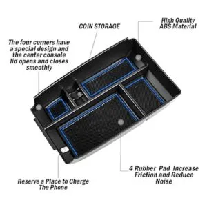 TACOBRO Bandeja organizadora de consola central compatible_3