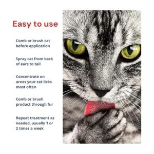 Allersearch DanderLess Spray eliminador de caspa para gatos_5
