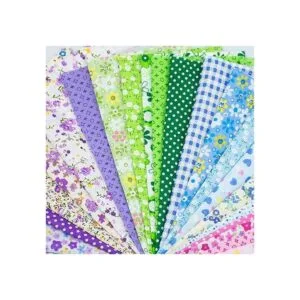 Foraineam Lote de 50 piezas de tela de algodón para_5