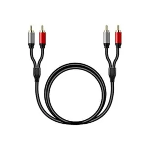 Cable 2RCA a 2RCA de 30 pies chapado en oro 2 RCA machos_3