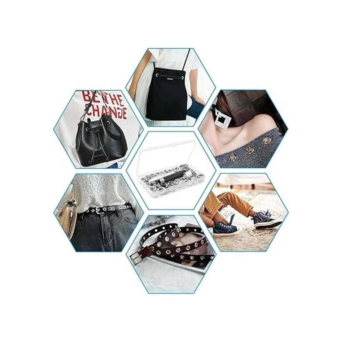 Juego de 120 herramientas con ojales de 12 pulgada kit_5