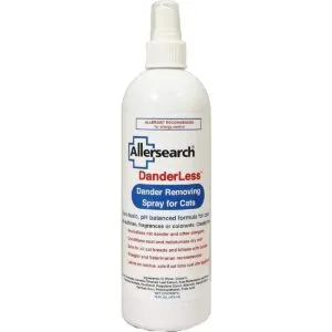 Allersearch DanderLess Spray eliminador de caspa para gatos_1