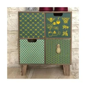 8 plantillas de abeja para pintar sobre madera plantilla_3