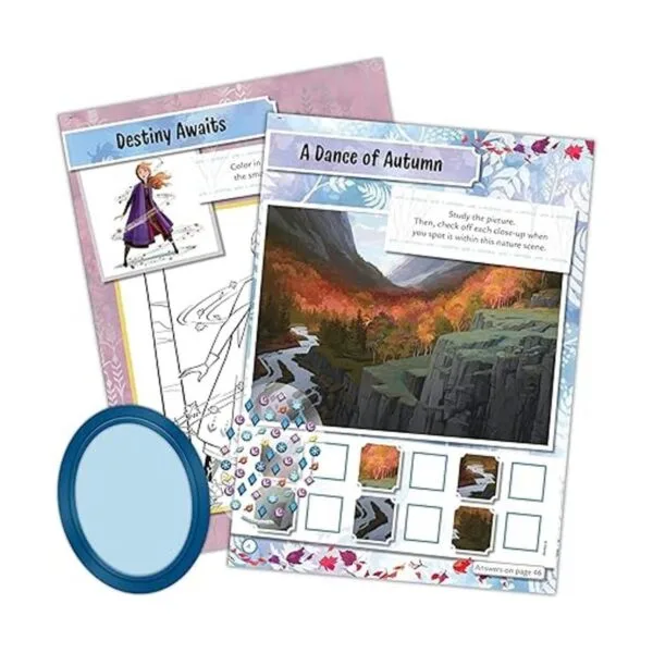 Disney Frozen Juego de 2 libros para colorear y calcomanías_3