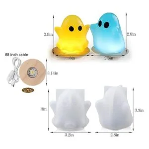 Moldes de resina fantasma moldes de resina de silicona_5