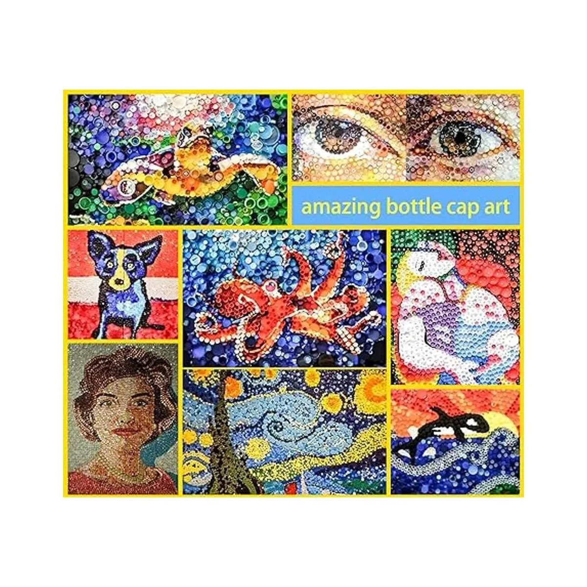 Motbach 200 tapas de botellas de plástico para_5