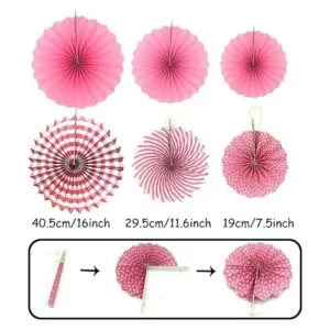 ZERODECO Decoración de fiesta de cumpleaños pancarta rosa_2