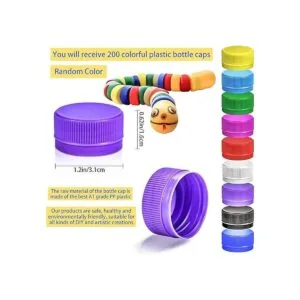 Motbach 200 tapas de botellas de plástico para_2