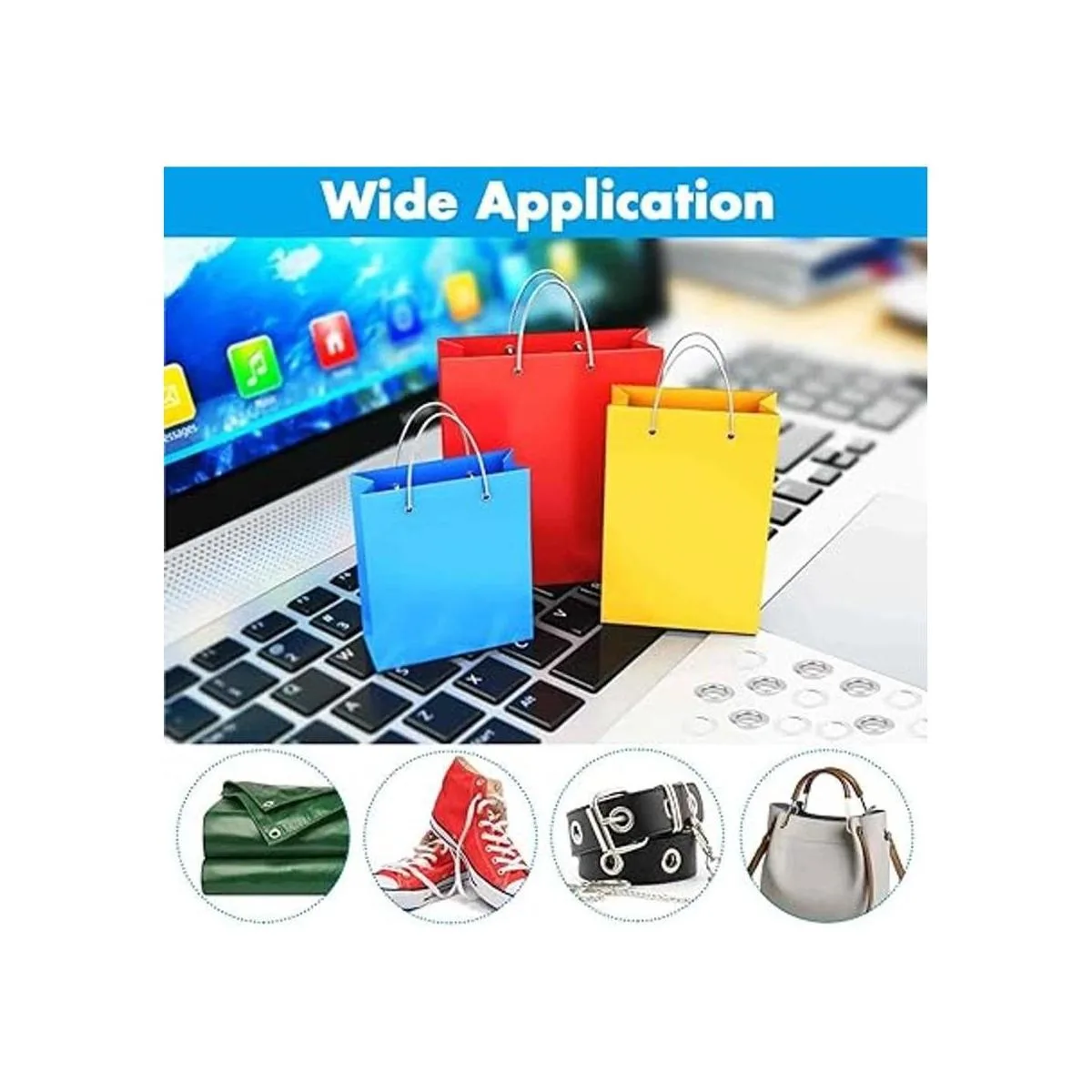 Juego de 120 herramientas con ojales de 12 pulgada kit_6