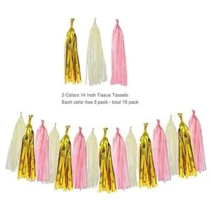 ZERODECO Decoración de fiesta de cumpleaños pancarta rosa_5