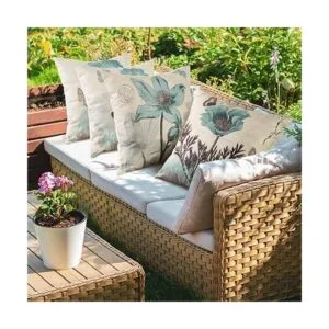 OTOSTAR Juego de 4 fundas de almohada cuadradas_5