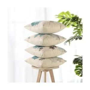 OTOSTAR Juego de 4 fundas de almohada cuadradas_7