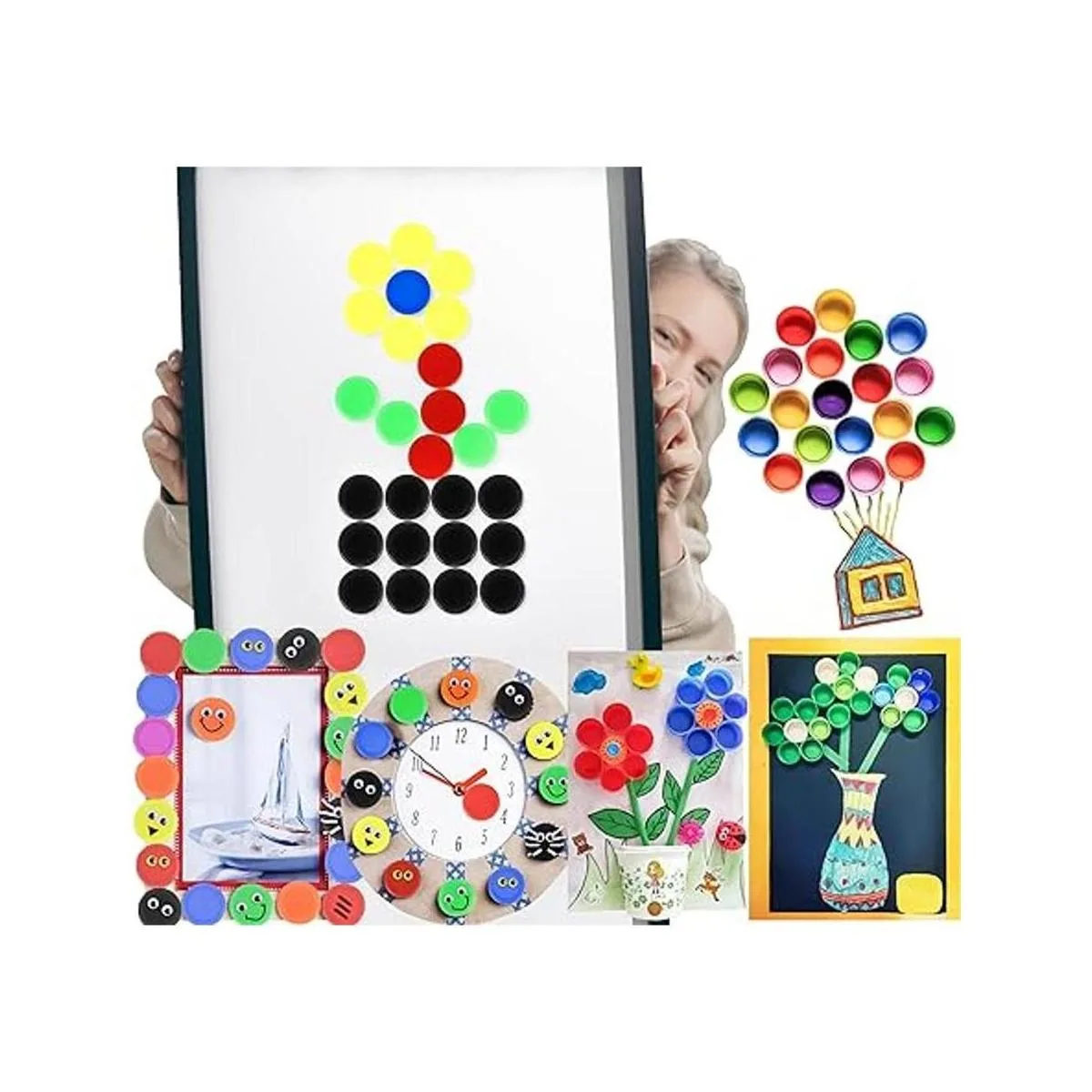 Motbach 200 tapas de botellas de plástico para_4