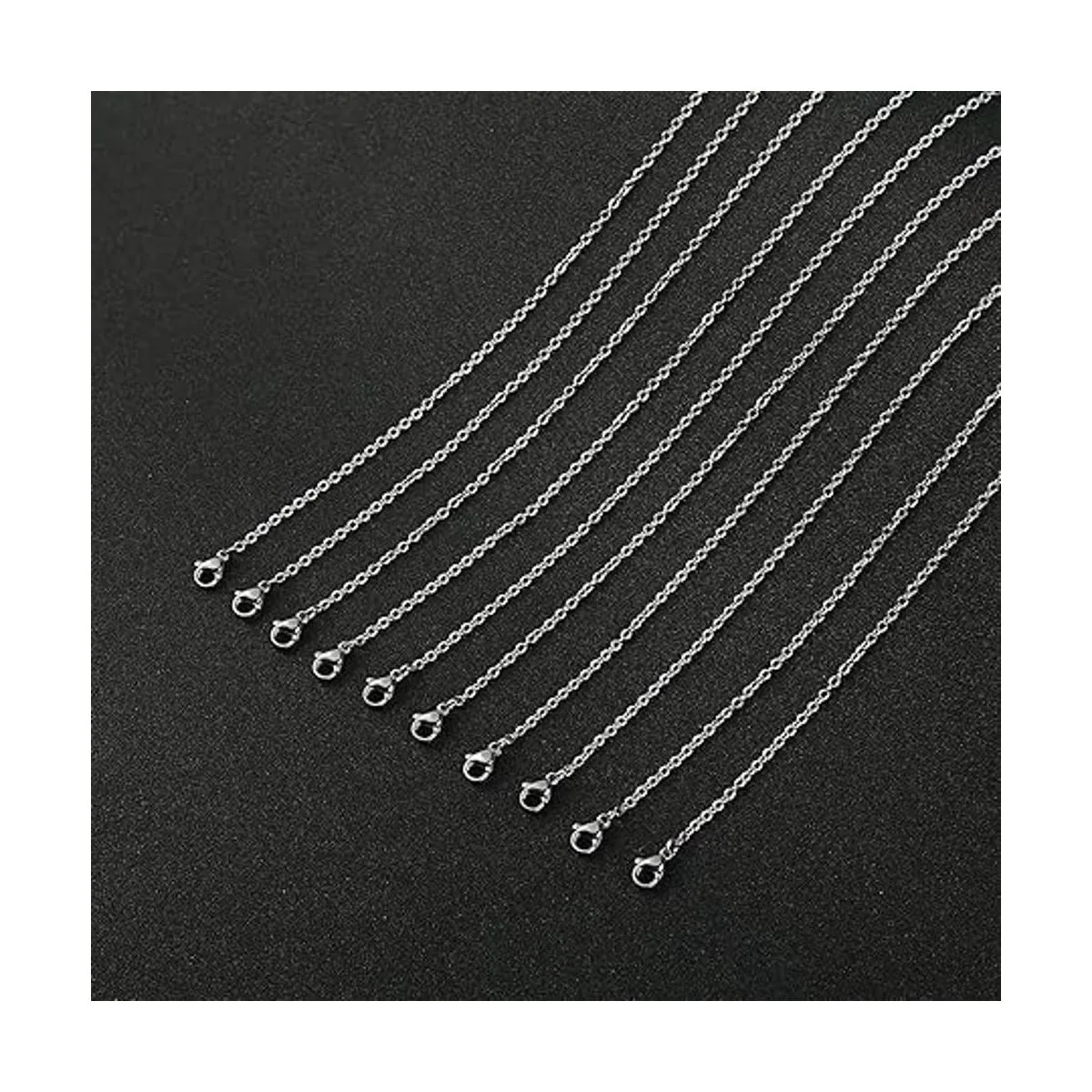 Loprome 32 cadenas de collar de 16 pulgadas cadena de_2