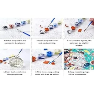 Pintura por números para adultos pintura al óleo de_3