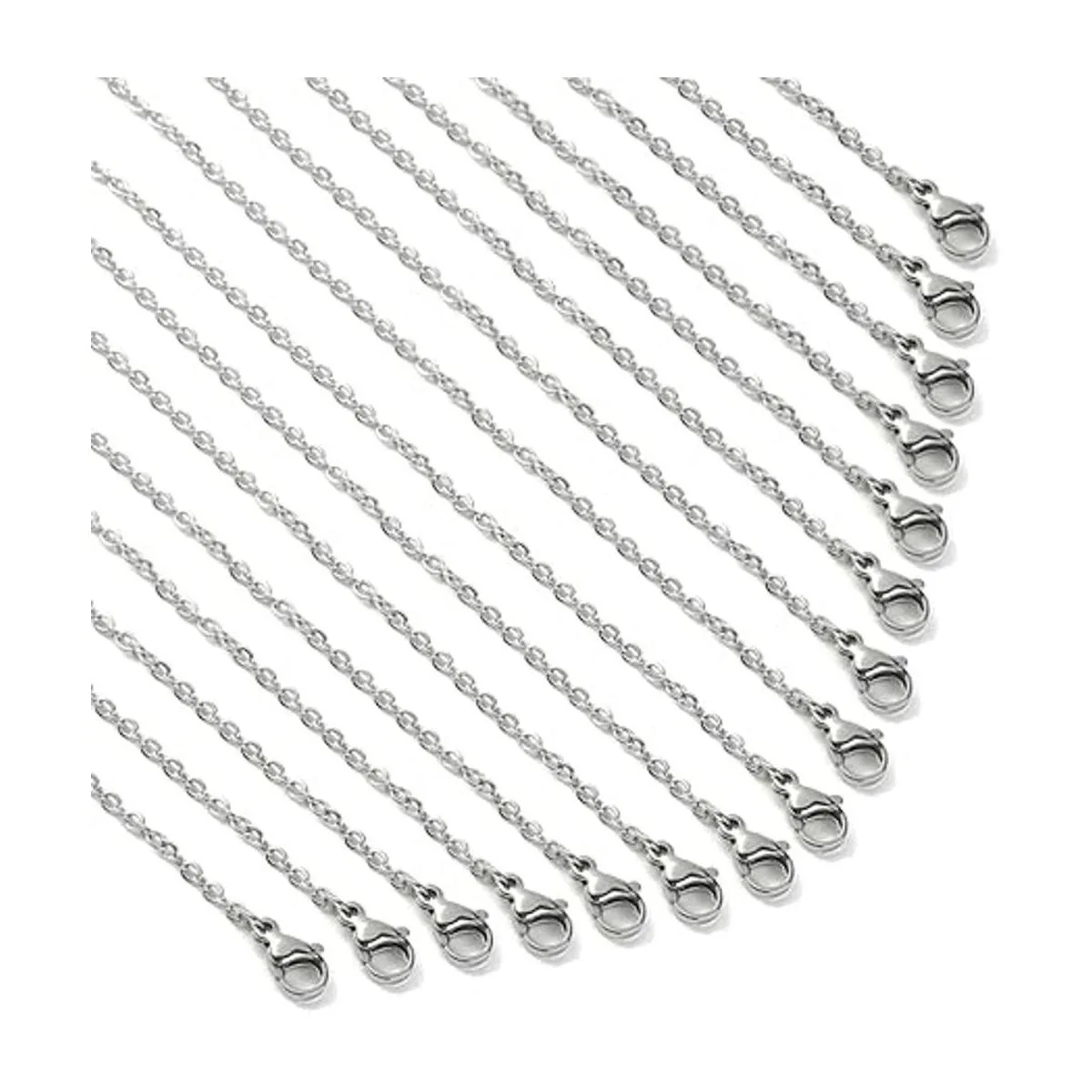 Loprome 32 cadenas de collar de 16 pulgadas cadena de_1