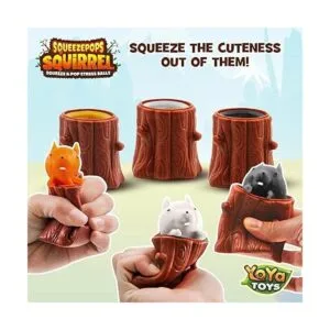 Yoya Toys Squeezepops Juguete para apretar ardilla en_4