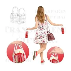 BadenBach 24 bolsas de regalo de plástico transparente con_3
