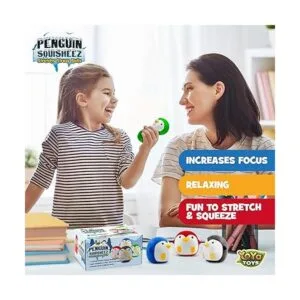 YoYa Toys Penguin Squisheez Bolas de alivio del estrés_6