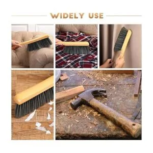 2 cepillos de madera para banco de chimenea cepillo de_4