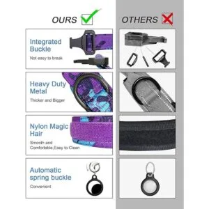 Hotsky Collar táctico para perro collar ajustable de_4