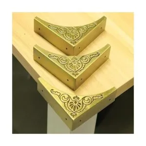 JfwuHap Protector de esquina de caja de metal 4 piezas de_7