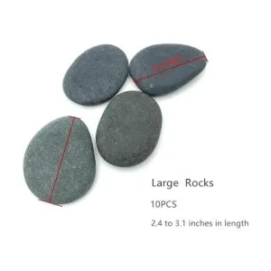 Lifetop 10 rocas de pintura grandes rocas planas y suaves_3