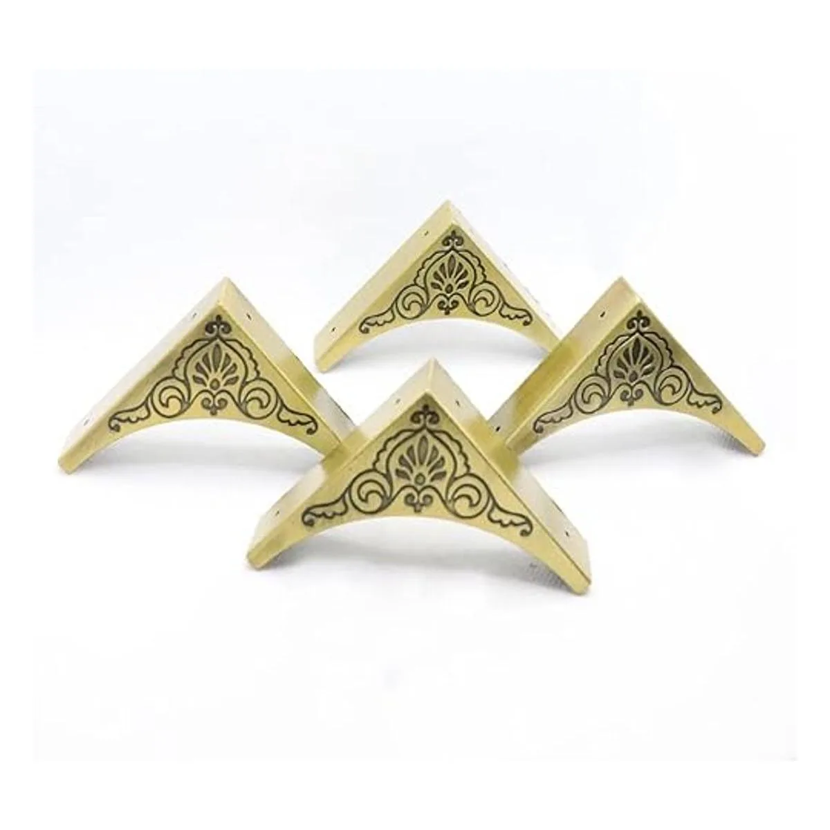 JfwuHap Protector de esquina de caja de metal 4 piezas de_4