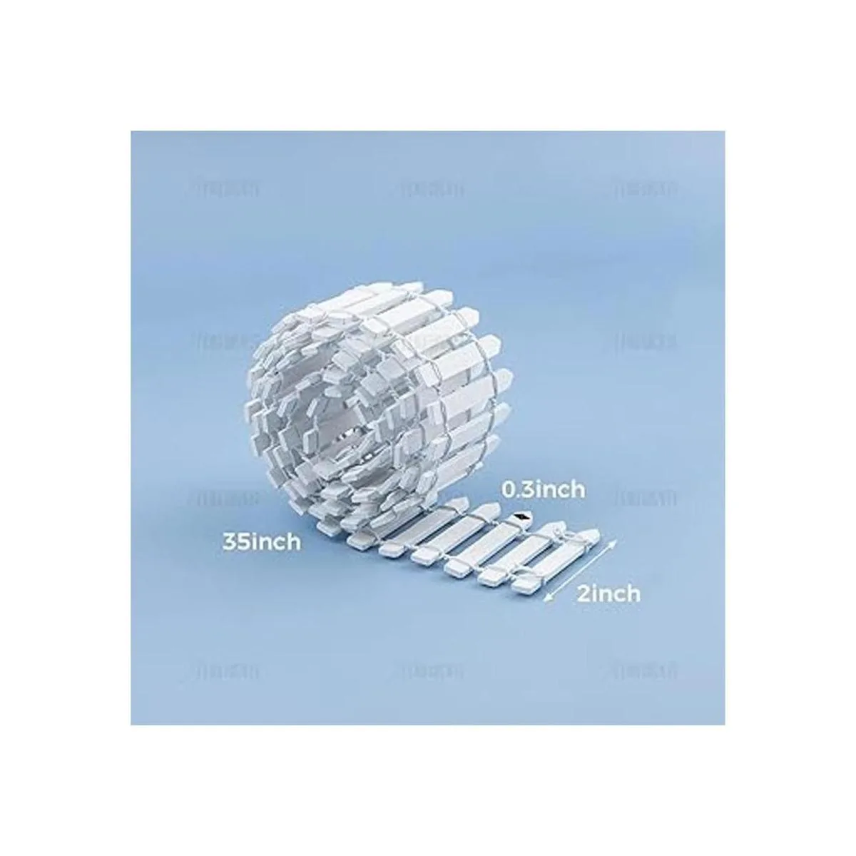 AUEAR Mini valla de jardín de hadas de 35 pulgadas de_2