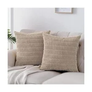 Fancy Homi Paquete de 2 fundas de almohada decorativas de_1