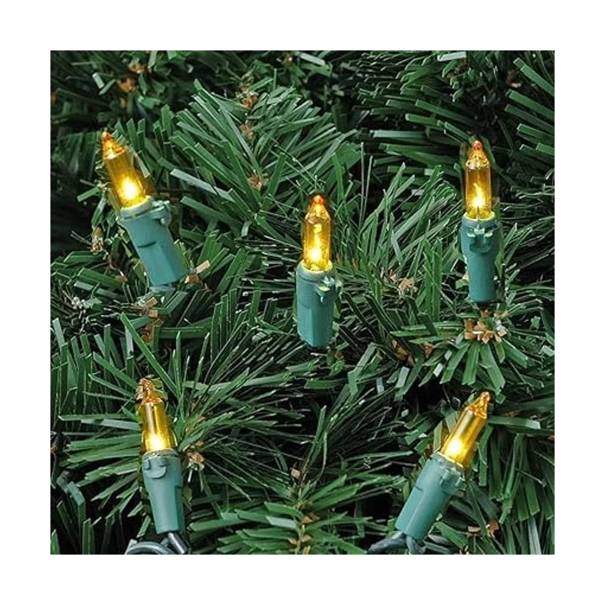 Novelty Lights Juego de 50 luces de Navidad amarillo_5
