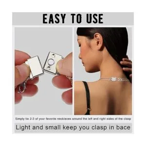 HAIAISO Collar magnético de 12 piezas con cierre de capas_4