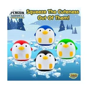YoYa Toys Penguin Squisheez Bolas de alivio del estrés_4