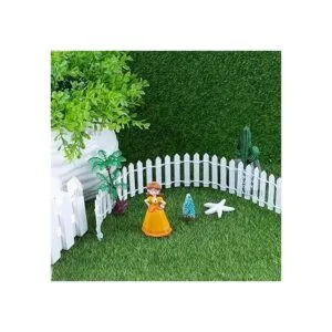 AUEAR Mini valla de jardín de hadas de 35 pulgadas de_7