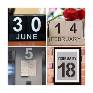 Plantillas de números grandes de 15 pulgadas plantillas_6