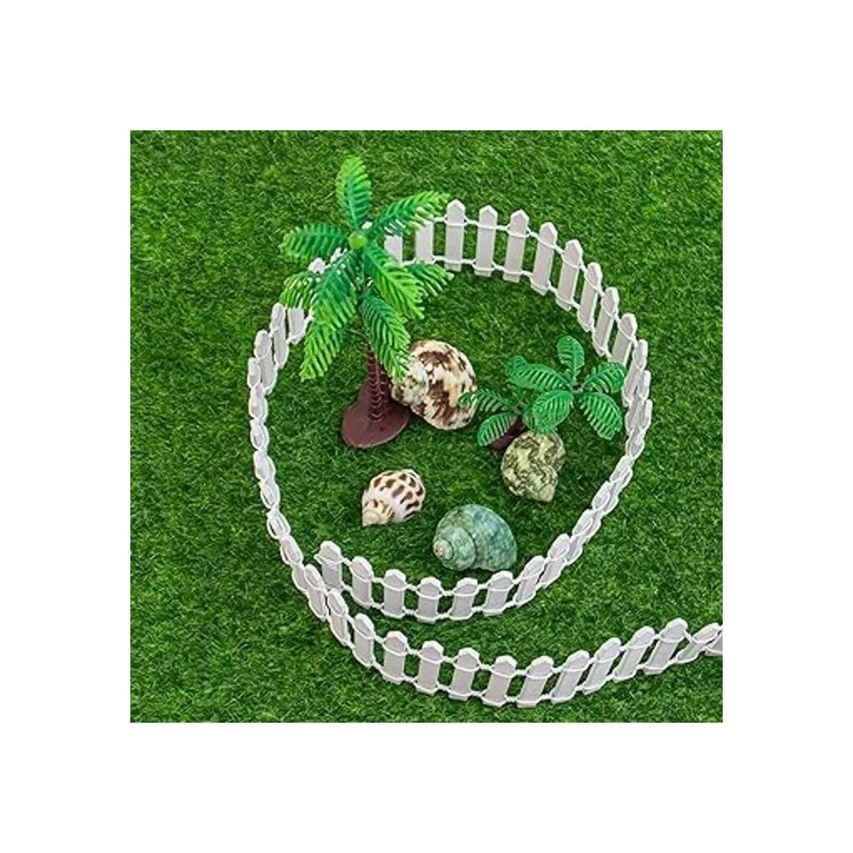 AUEAR Mini valla de jardín de hadas de 35 pulgadas de_5