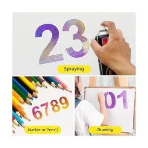 Plantillas de números grandes de 15 pulgadas plantillas_4