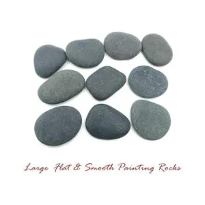 Lifetop 10 rocas de pintura grandes rocas planas y suaves_6