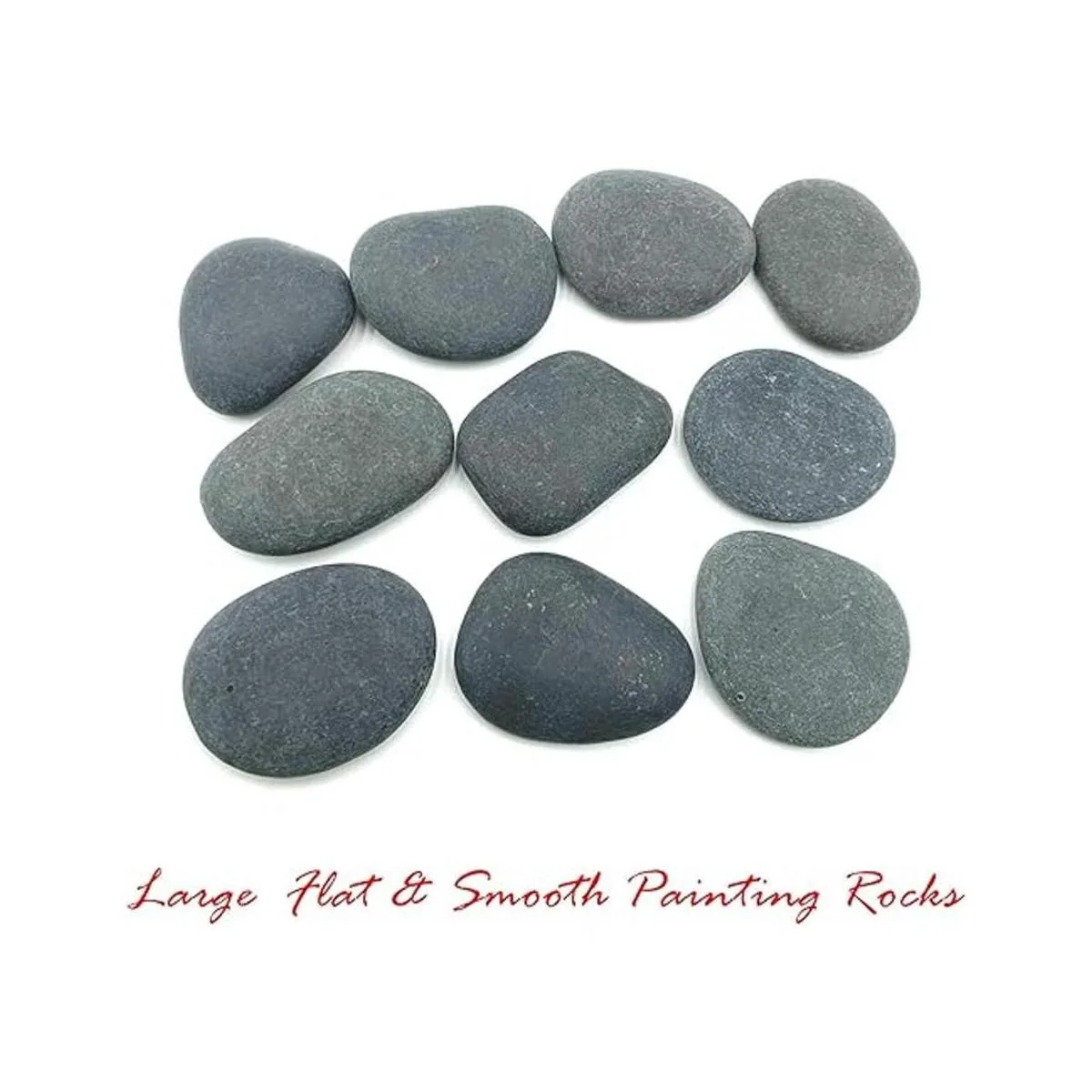 Lifetop 10 rocas de pintura grandes rocas planas y suaves_6