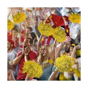 KDPATFAV 18 pompones de animadora de plástico de lámina_4