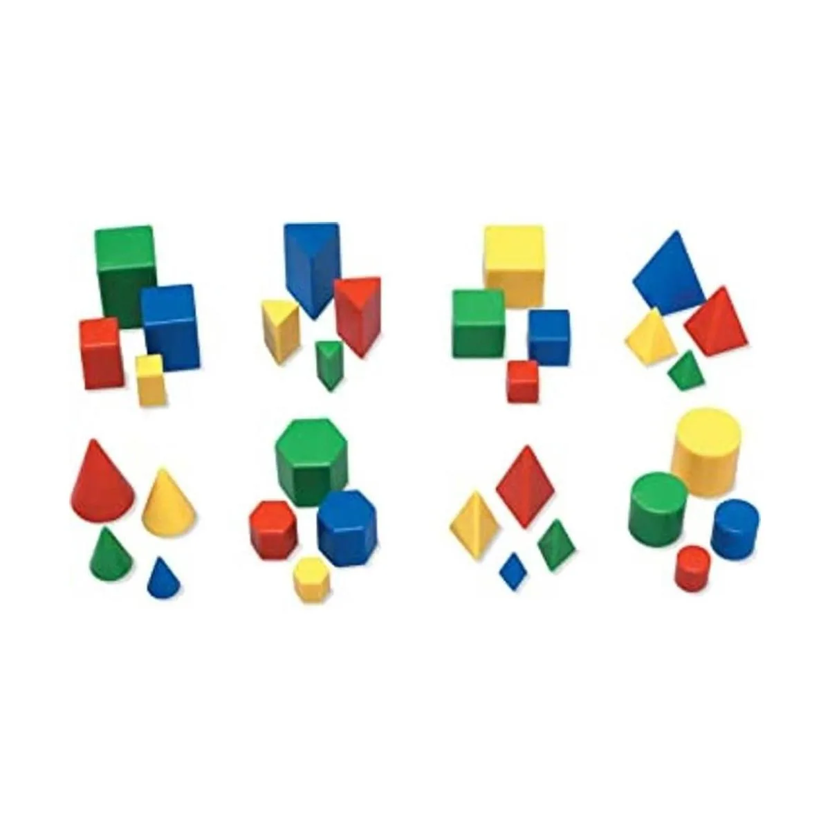 Learning Resources Mini GeoSolids geometría para niños_1
