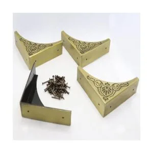 JfwuHap Protector de esquina de caja de metal 4 piezas de_6