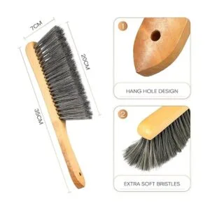 2 cepillos de madera para banco de chimenea cepillo de_2