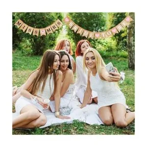 Cartel de arpillera para novia 2 piezas decoración de_4