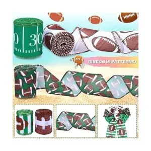 Kuscul 5 rollos de cinta de fútbol con alambre de 2.5_3