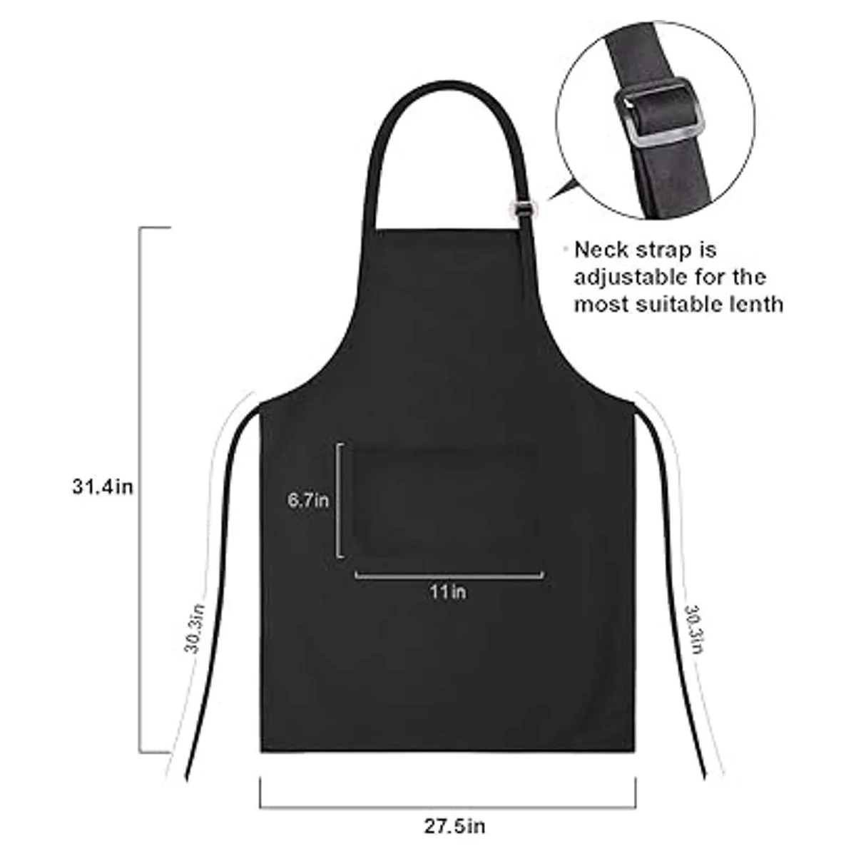 Juego de delantales para pareja para cocinar el jefe_5